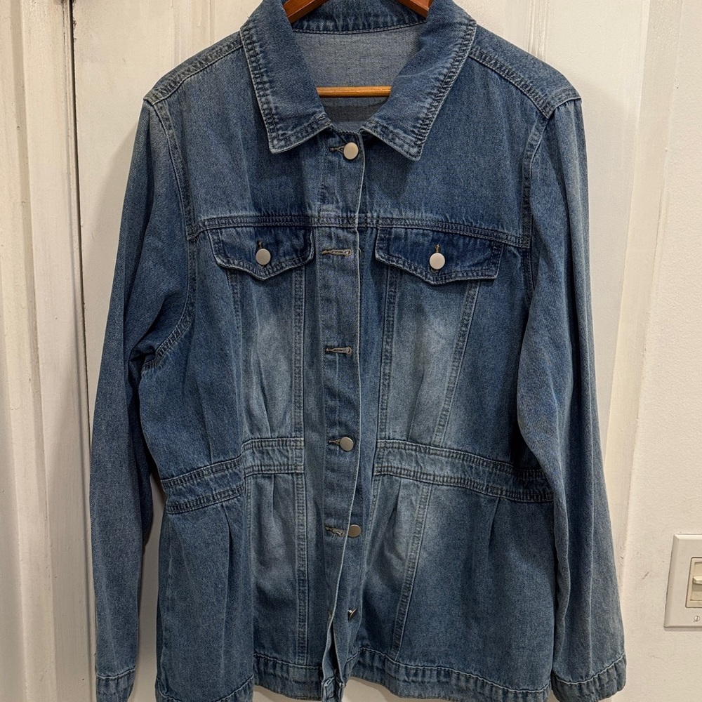 SHEIN Denim Blue Women's Jacket
